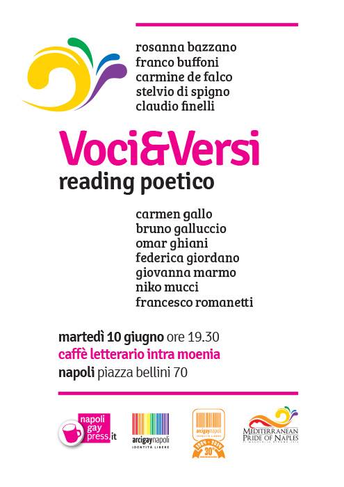 Voci&Versi Reading Poetico – 10 Giugno