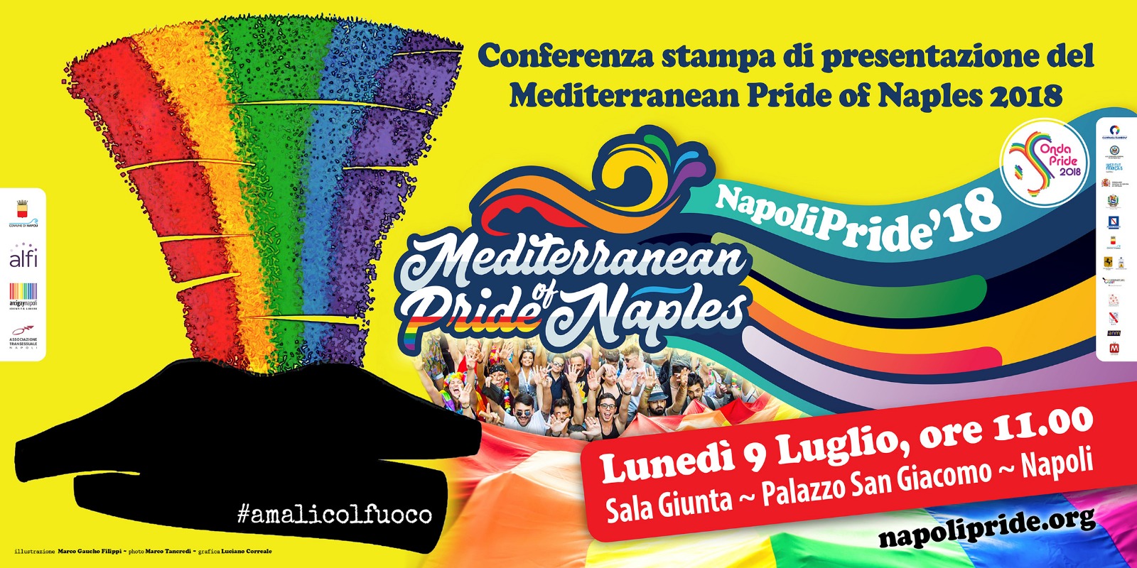 Conferenza Stampa di Presentazione Napoli Pride 2018
