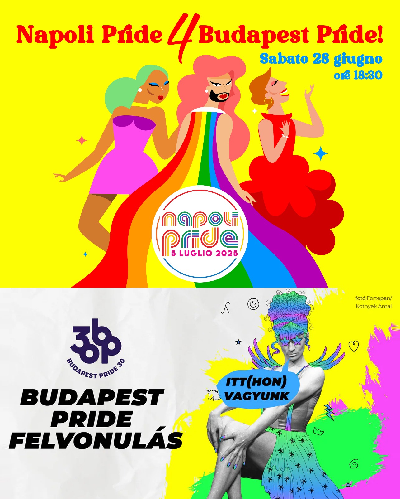 Il Napoli Pride al fianco di Budapest: al via la terza edizione del Pride Park all’insegna della solidarietà internazionale