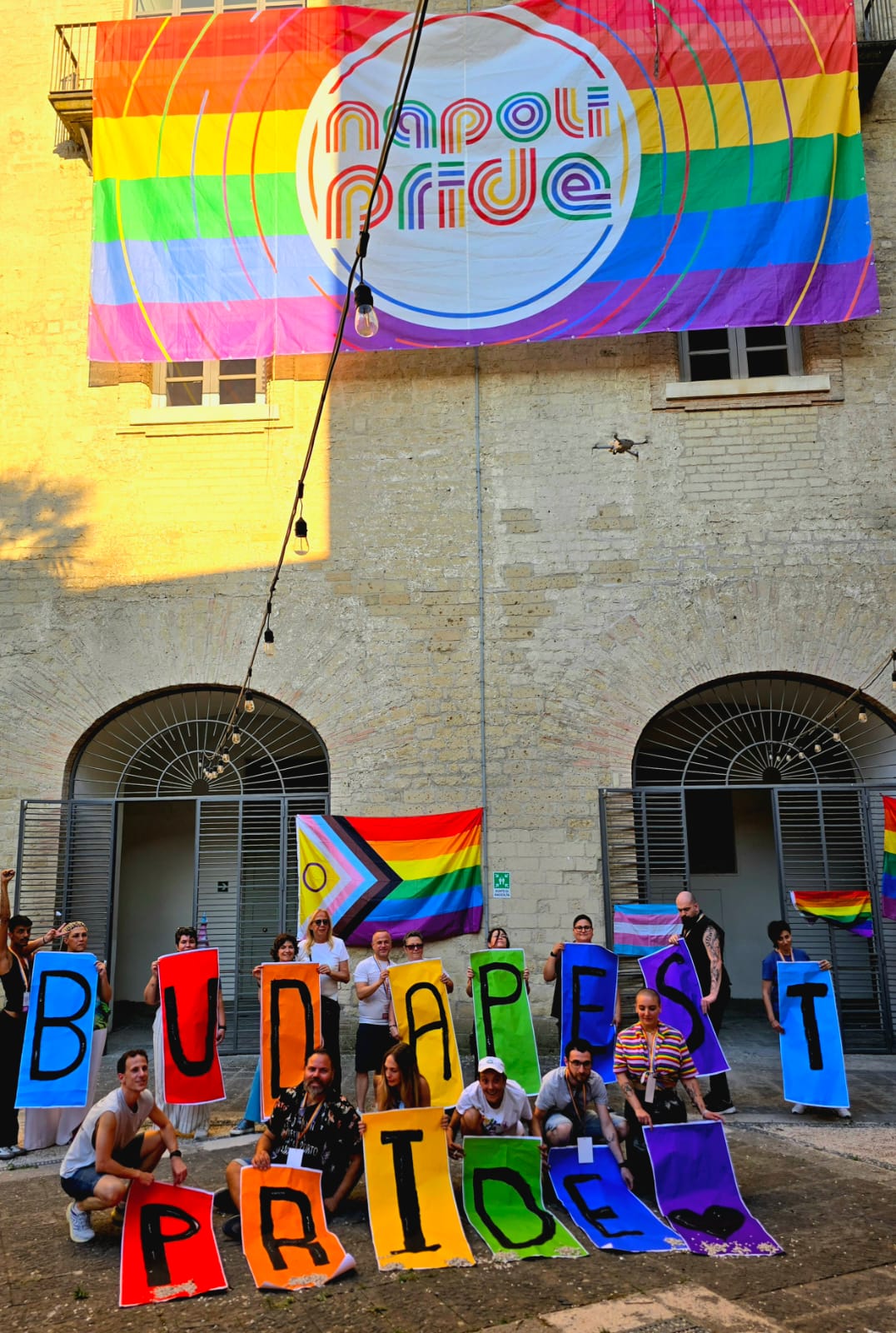 Pride Park Napoli al via con un messaggio per Budapest. Una settimana di politica, arte e cultura verso il Napoli Pride