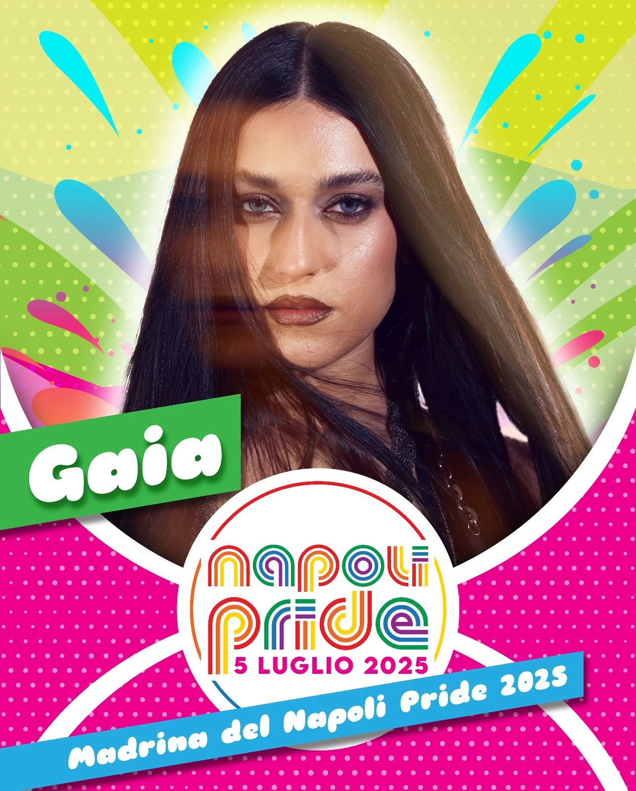 Gaia è la madrina del Napoli Pride 2025