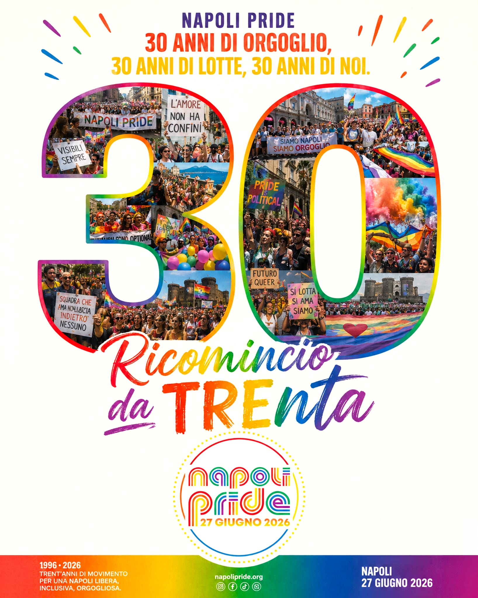 ‘A LIBERTÀ NUN SE CORREGGE: IL NAPOLI PRIDE COMPIE TRENT’ANNI E SCRIVE LA SUA PIATTAFORMA IN LINGUA NAPOLETANA